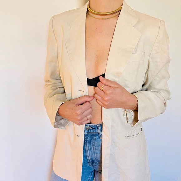 100% Linen Blazer - Picture 2 of 2
